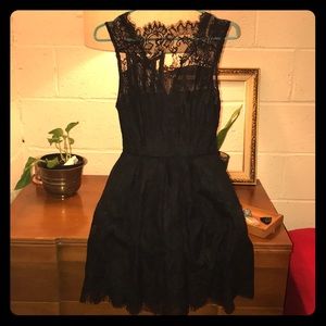 Black cocktail dress